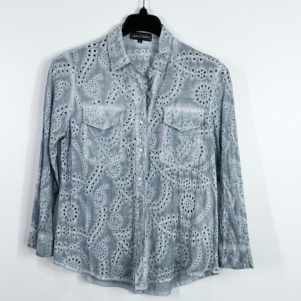 Gray Button Down Shirt